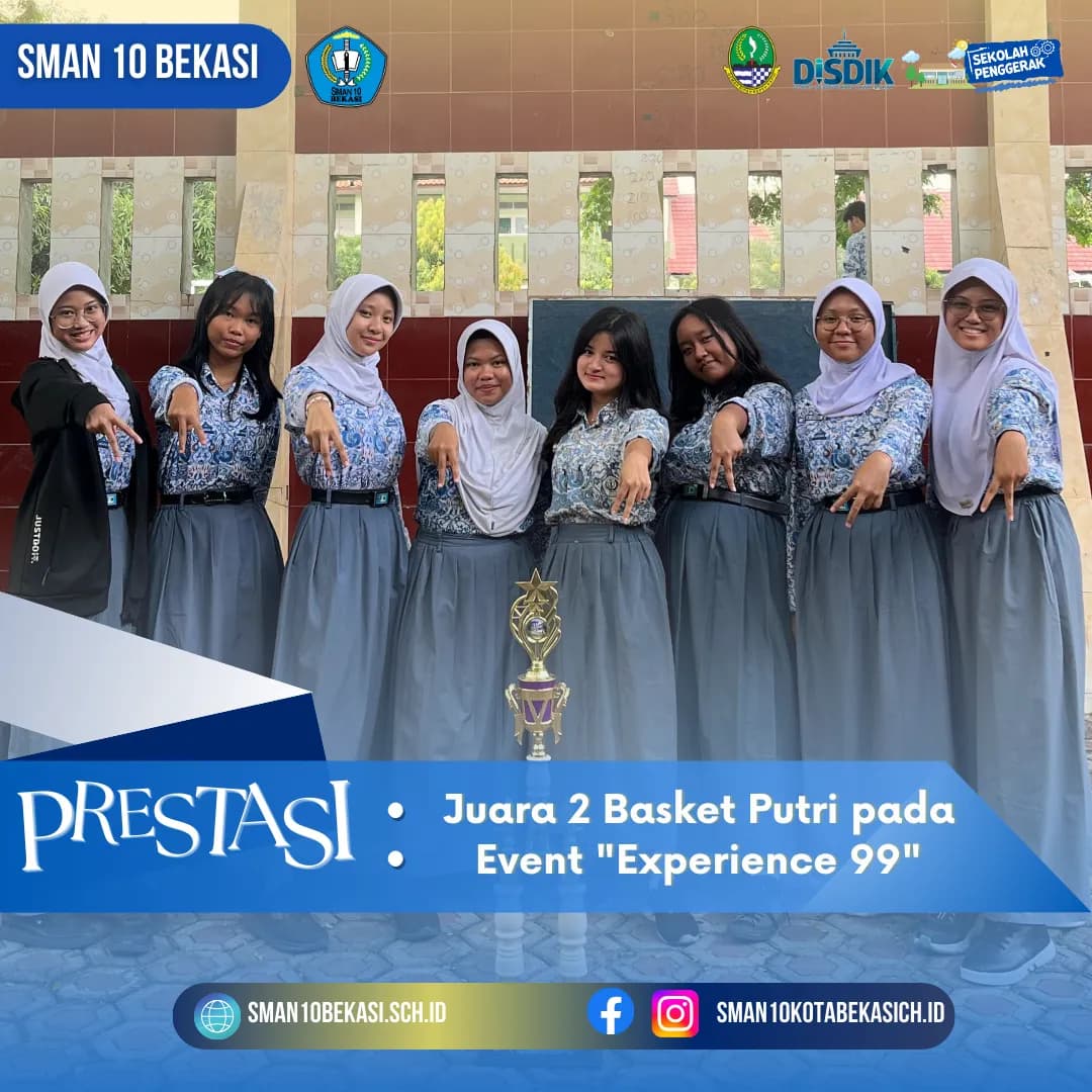 Juara 2 Basket Putri Pada Event "Experience 99"