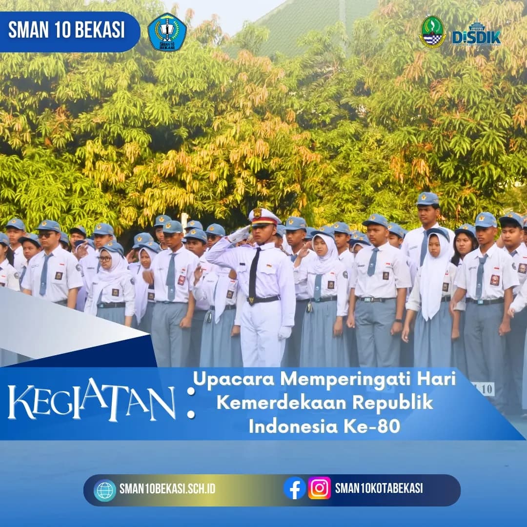 Upacara Memperingati Hari Kemerdekaan Republik Indonesia Ke-80 