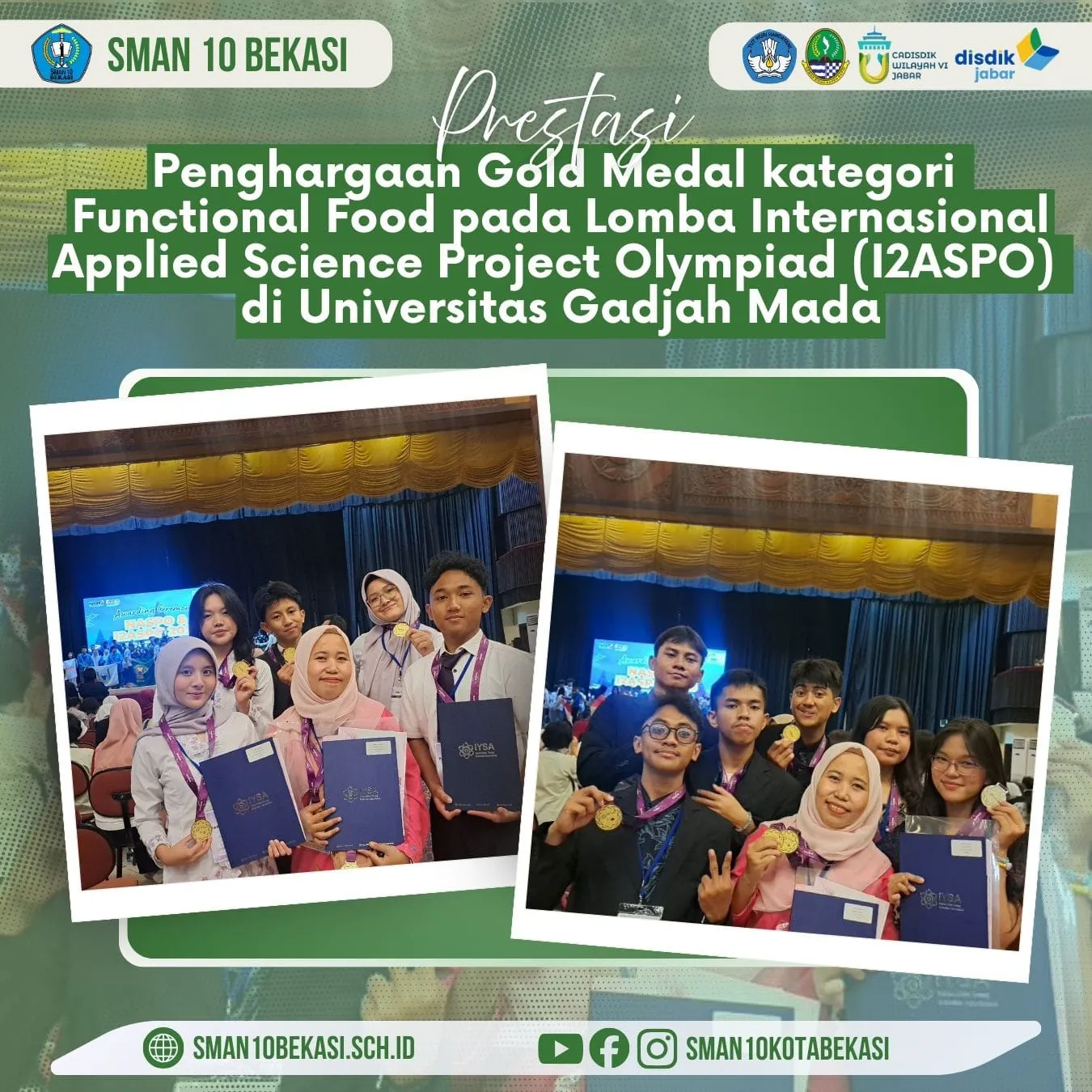 Penghargaan I2ASPO di UGM