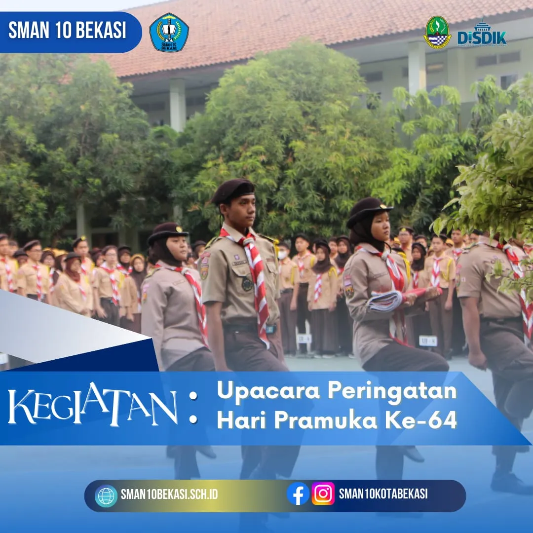 Upacara Peringatan Hari Pramuka Ke-64 