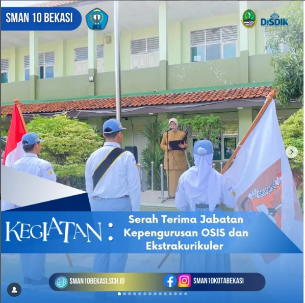 Sertijab OSIS dan Ekstrakulikuler