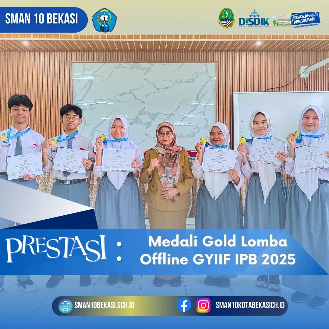 🏅Gold Medal – GYIIF IPB 1 2025🏅