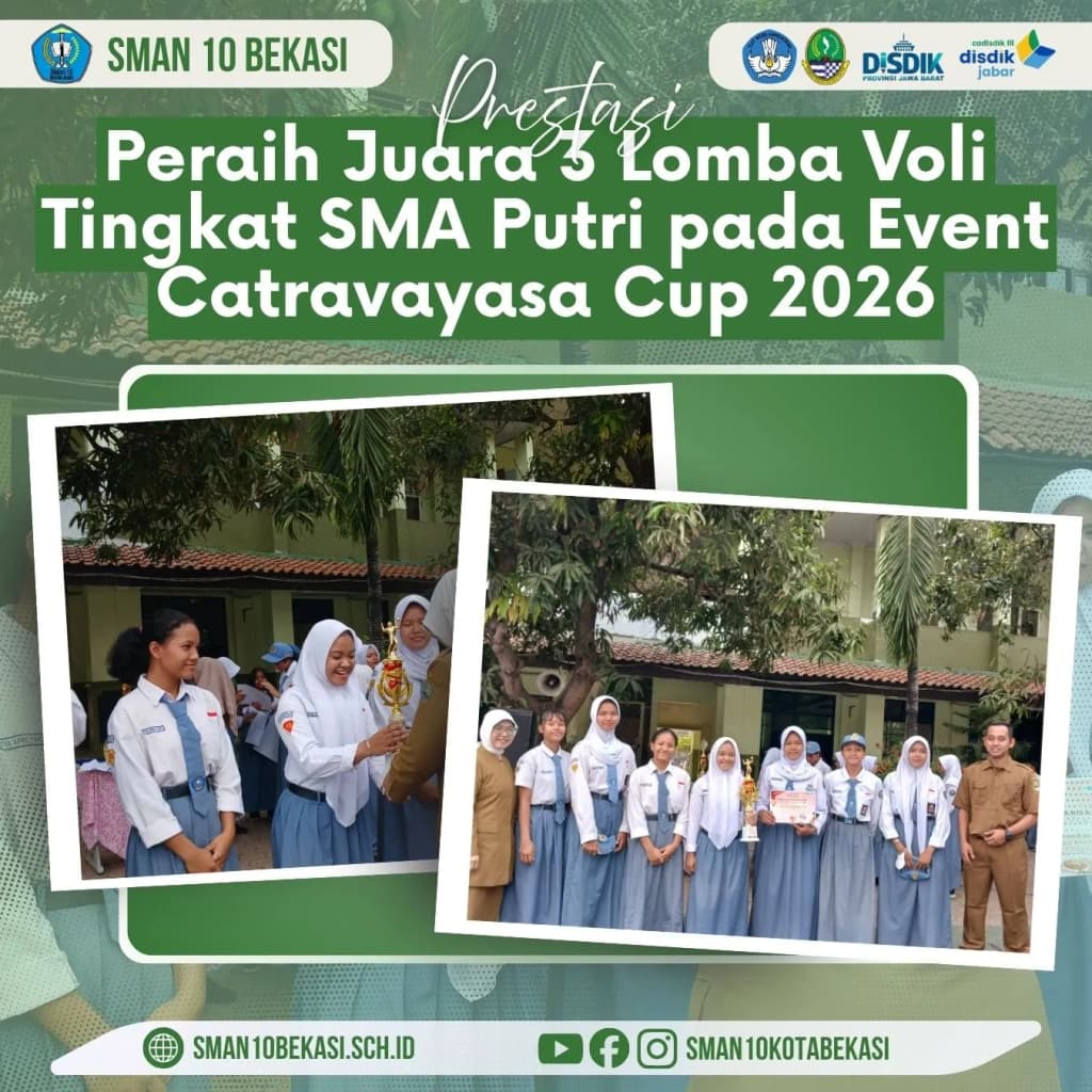 Tim Voli Putri Juara 3 pada Event Catravayasa 2026