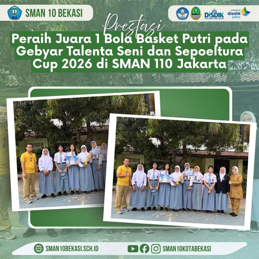 Juara 1 Basket Putri Gebyar Talenta Seni dan Sepoeltura Cup 2026