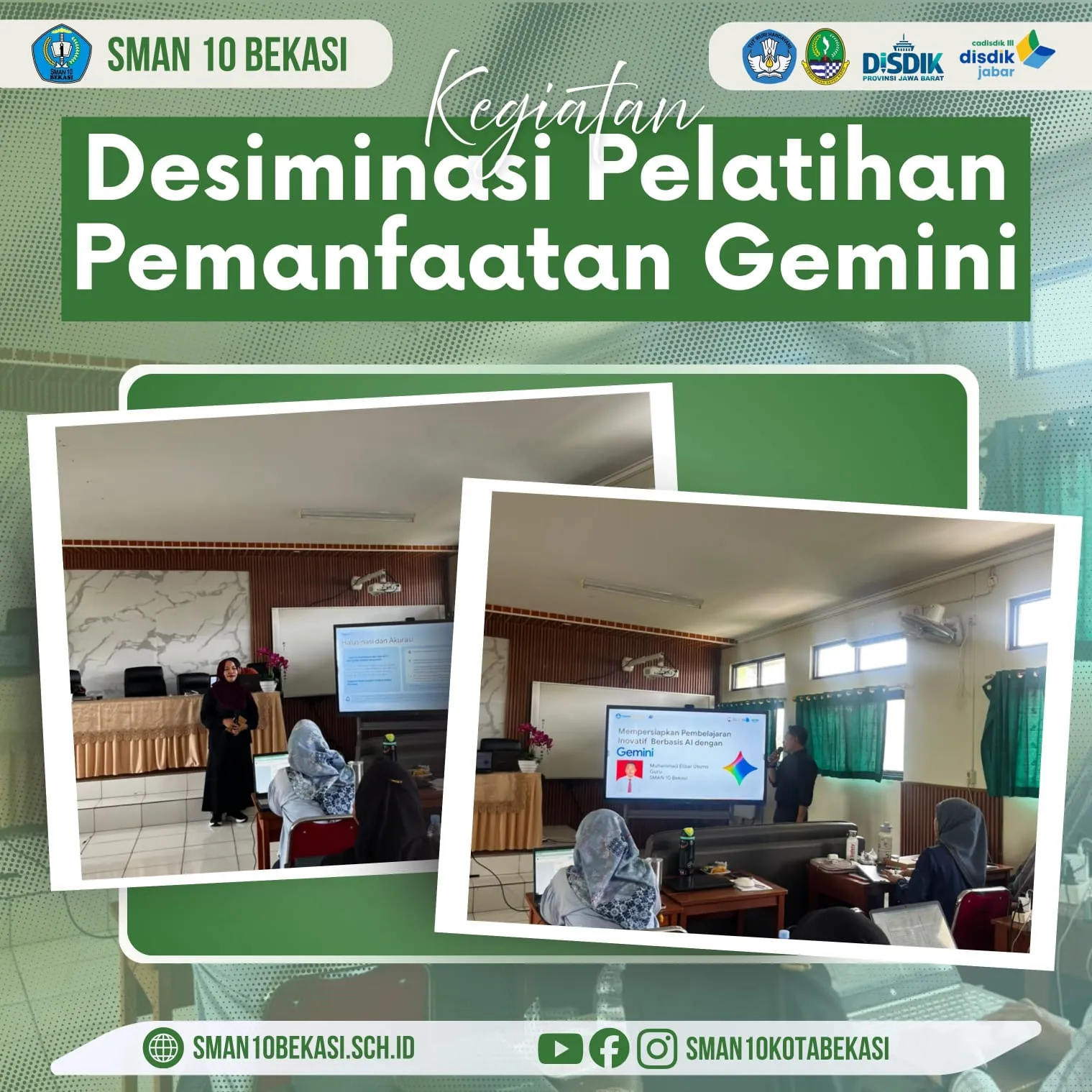 Desiminasi Pelatihan menggunakan Gemini