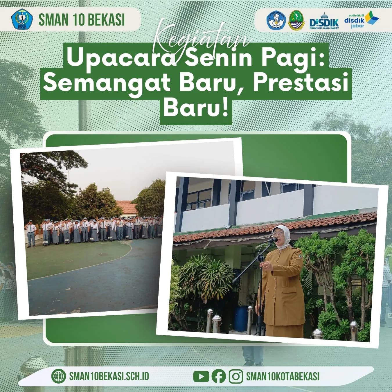 Kegiatan Upacara Bendera Setiap Senin Pagi
